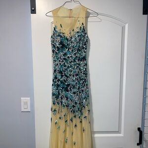 Poffie Girls Sequin/Jewel Embellished Gown